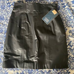 NWT Genuine leather skirt